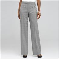 Classic Glen Plaid Pant, Black & Ivory, medium