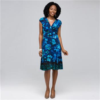 Floral Jersey Dress (Petite), , large