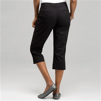 5 Pocket Cuffed Capri, , large