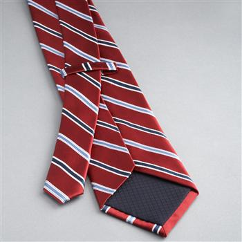 Striped Silk Tie, , large